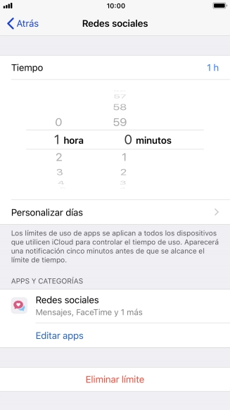 Pulsa Personalizar días.