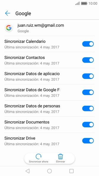 Pulsa la tecla de inicio para terminar y regresar a la pantalla de inicio.