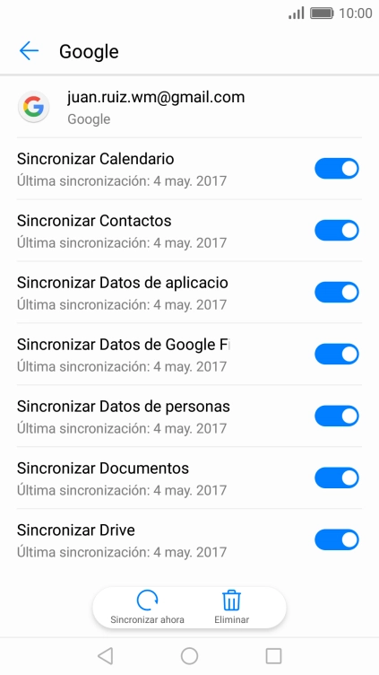 Pulsa la tecla de inicio para terminar y regresar a la pantalla de inicio.