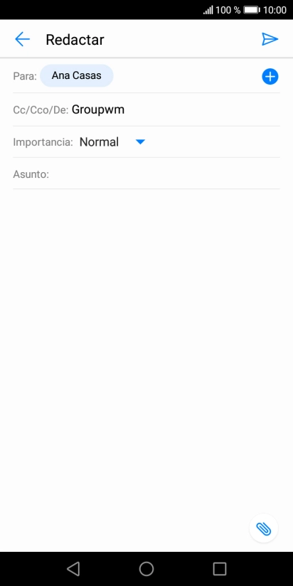 Pulsa en la campo junto a 