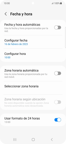 Pulsa el indicador junto a 