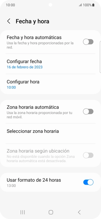 Pulsa el indicador junto a 