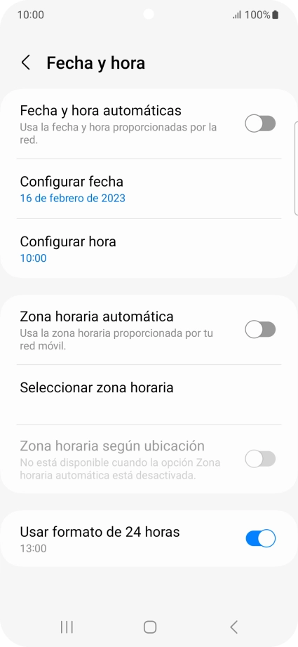 Pulsa el indicador junto a 