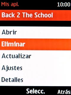 Selecciona Eliminar.
