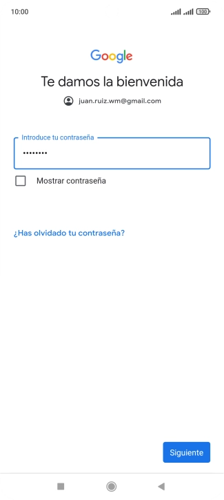 Pulsa Siguiente.
