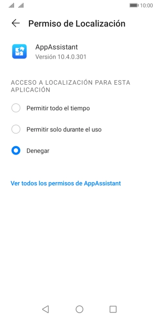 Pulsa el ajuste deseado.
