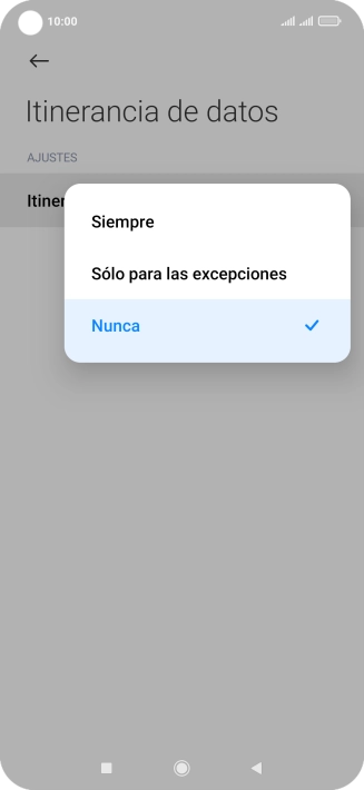 Pulsa el ajuste deseado para activar o desactivar la función.