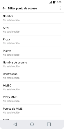 Pulsa Nombre.