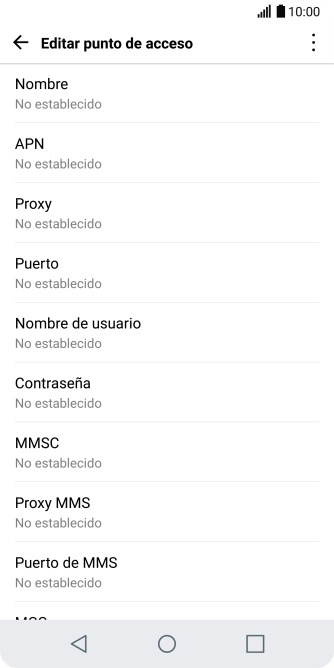 Pulsa Nombre.