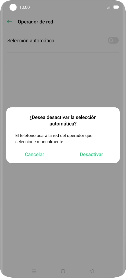 Pulsa Desactivar.