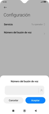 Introduce 22177 y pulsa Aceptar.