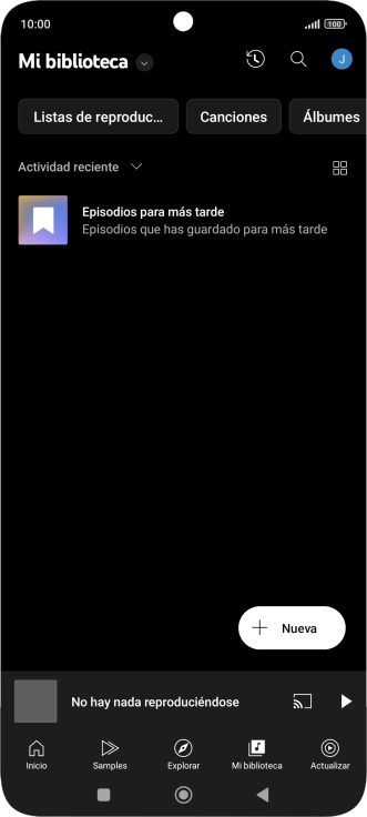Pulsa la lista desplegable.