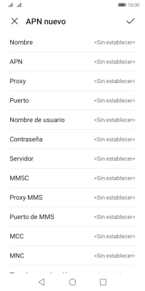 Pulsa Nombre.