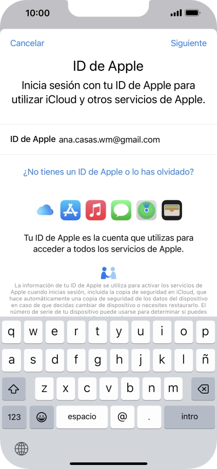Pulsa Siguiente.