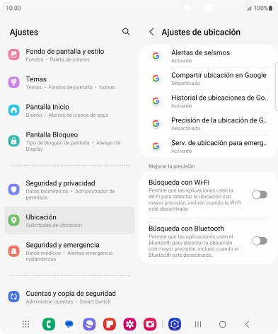 Pulsa Precisión de la ubicación de G...