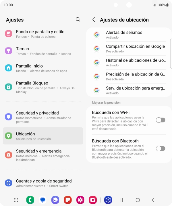Pulsa Precisión de la ubicación de G...