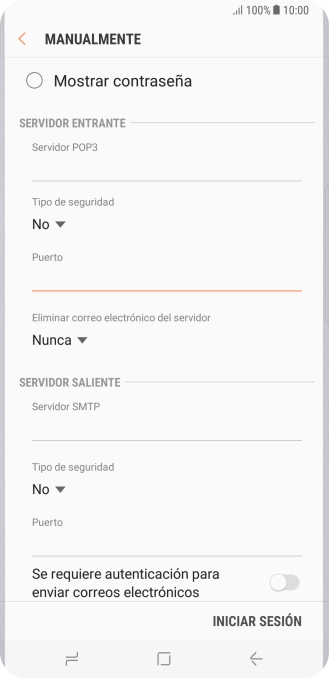 Pulsa INICIAR SESIÓN.