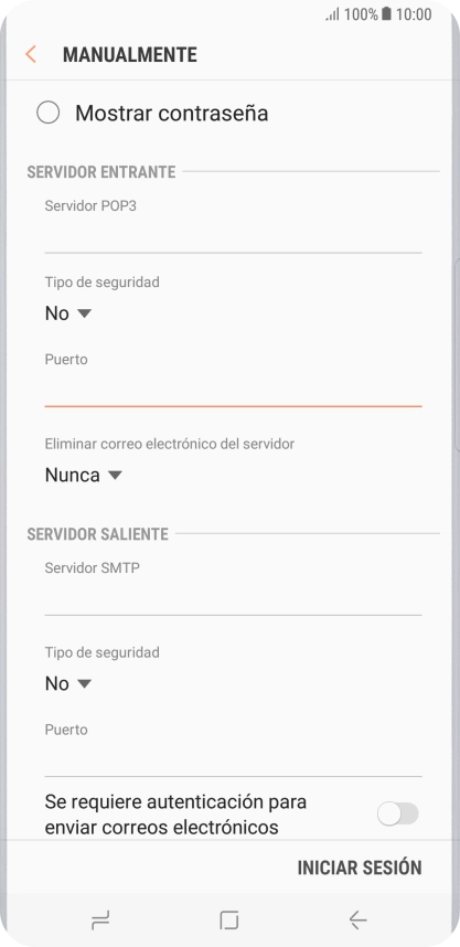 Pulsa INICIAR SESIÓN.