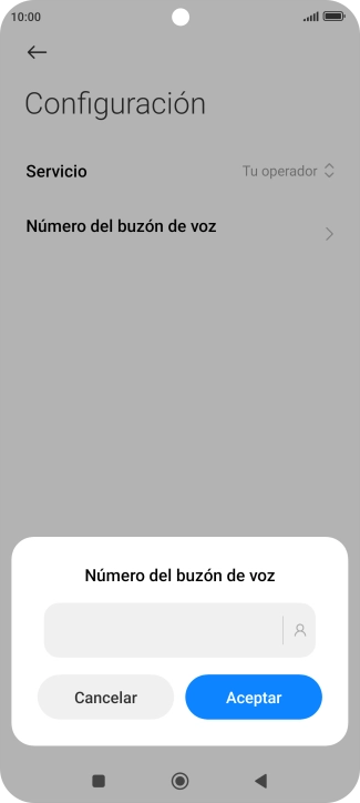 Introduce 22177 y pulsa Aceptar.