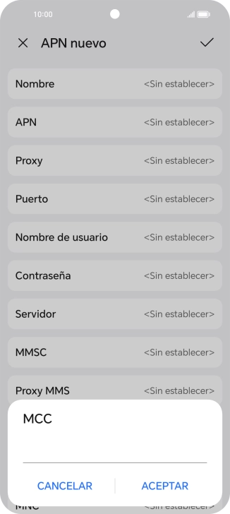 Introduce 214 y pulsa ACEPTAR.