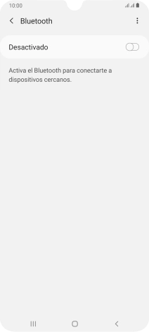 Pulsa el indicador para activar la función.