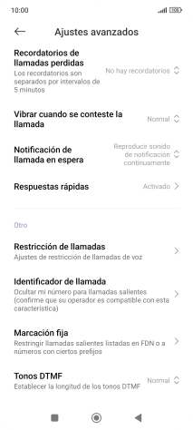 Pulsa Marcación fija.