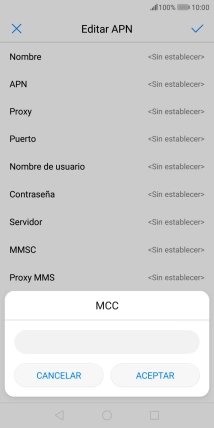 Introduce 214 y pulsa ACEPTAR.