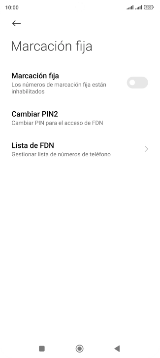 Pulsa el indicador junto a 
