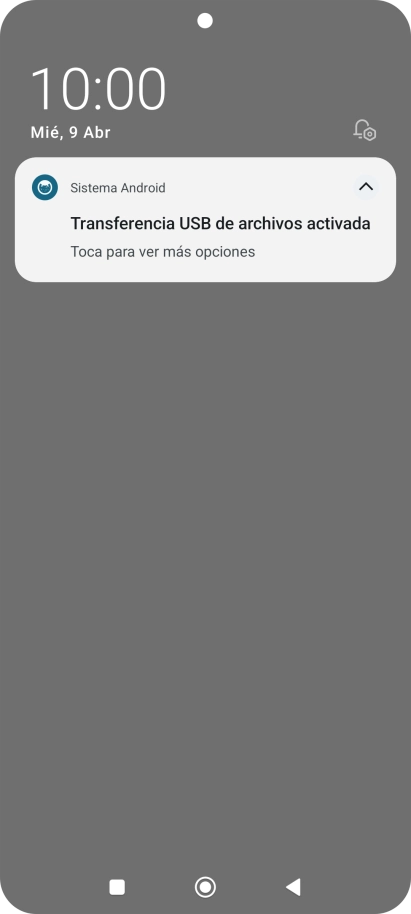 Pulsa Toca para ver más opciones.