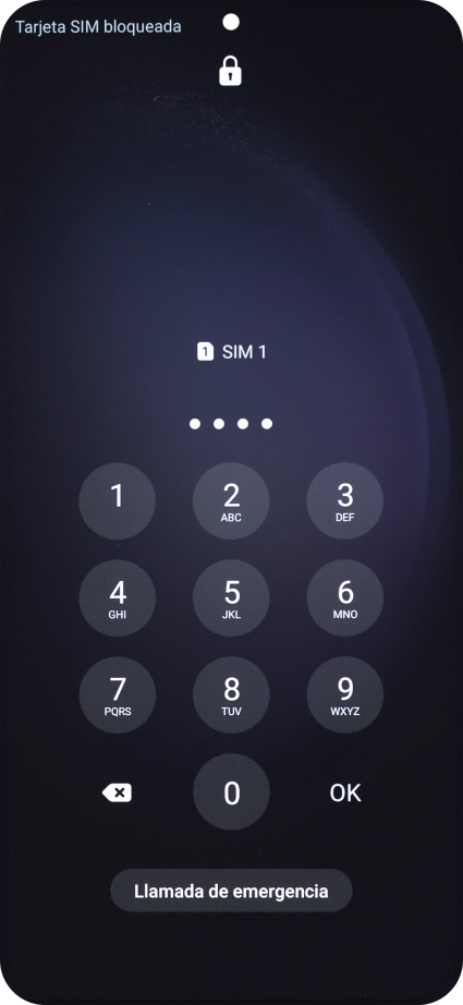 Si lo solicita el teléfono, introduce el código PIN y pulsa OK.