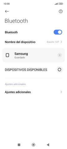 Pulsa la tecla de inicio para terminar y regresar a la pantalla de inicio.