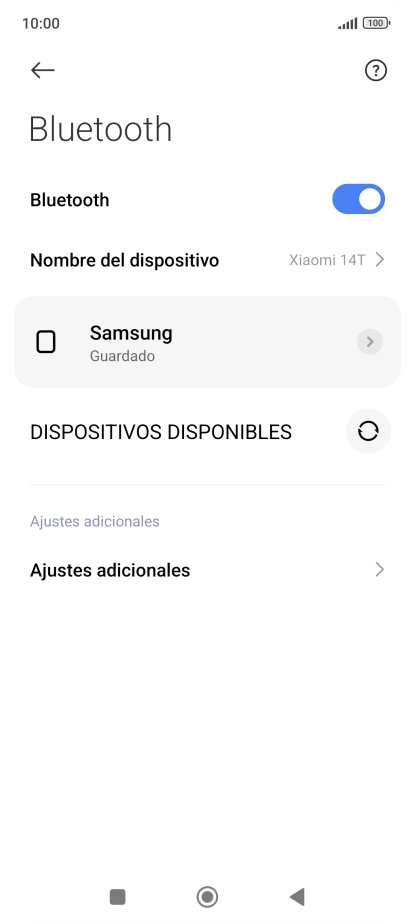 Pulsa la tecla de inicio para terminar y regresar a la pantalla de inicio.