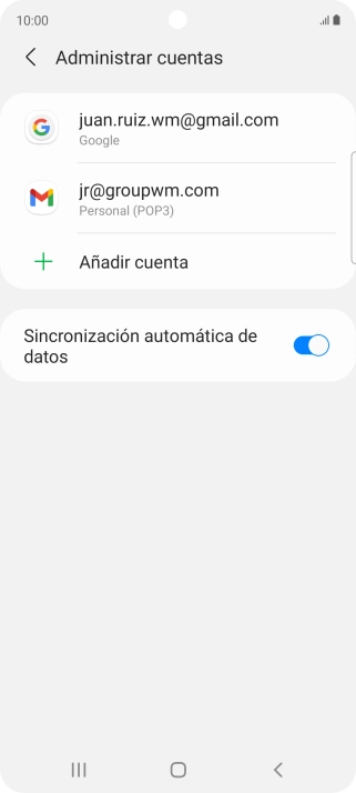 Pulsa la tecla de inicio para terminar y regresar a la pantalla de inicio.