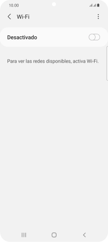 Pulsa el indicador para activar la función.