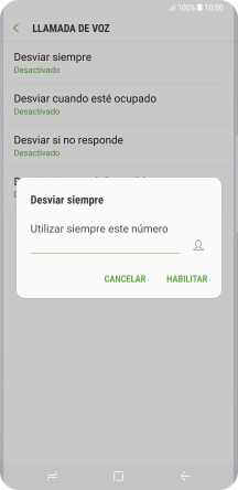 Introduce +34600132000 y pulsa HABILITAR.