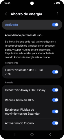 Pulsa la tecla de inicio para terminar y regresar a la pantalla de inicio.