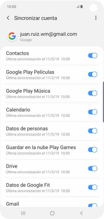 Pulsa la tecla de inicio para terminar y regresar a la pantalla de inicio.