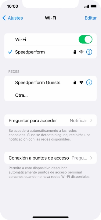 Desliza el dedo hacia arriba desde la parte inferior de la pantalla para terminar y volver a la pantalla de inicio.