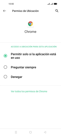 Pulsa el ajuste deseado.