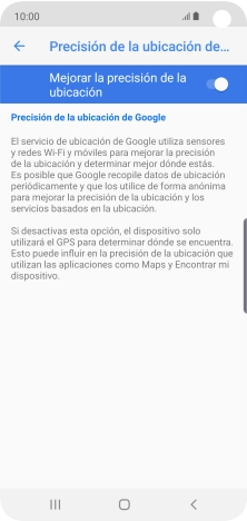 Pulsa el indicador junto a 
