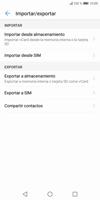 Pulsa Importar desde SIM.