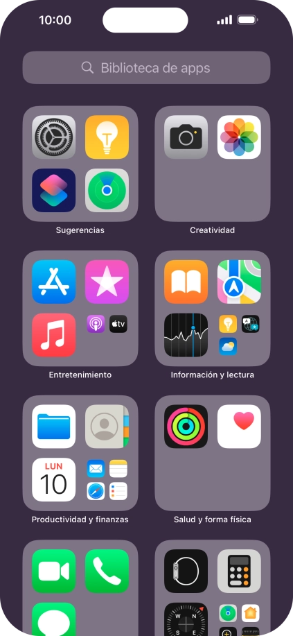 Pulsa la app deseada.