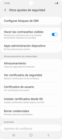 Pulsa Configurar bloqueo de SIM.
