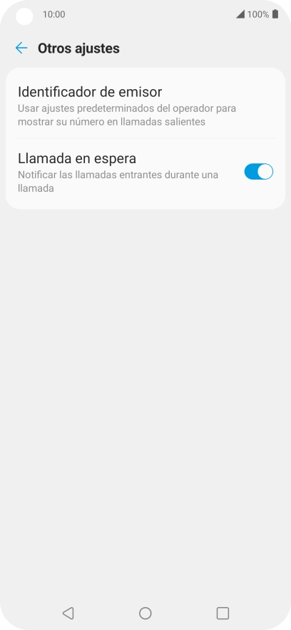 Pulsa el indicador junto a 