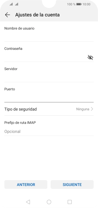 Pulsa Tipo de seguridad.