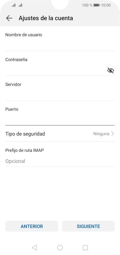 Pulsa Tipo de seguridad.