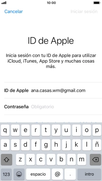 Pulsa en el campo junto a 