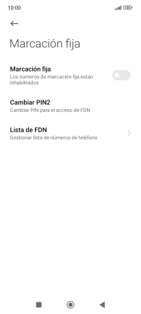 Pulsa el indicador junto a 