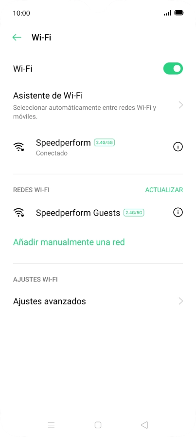 Pulsa la tecla de inicio para terminar y regresar a la pantalla de inicio.