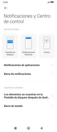 Pulsa Notificaciones de aplicaciones.